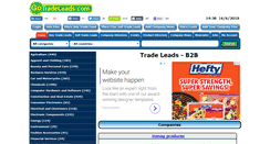 Desktop Screenshot of gotradeleads.com